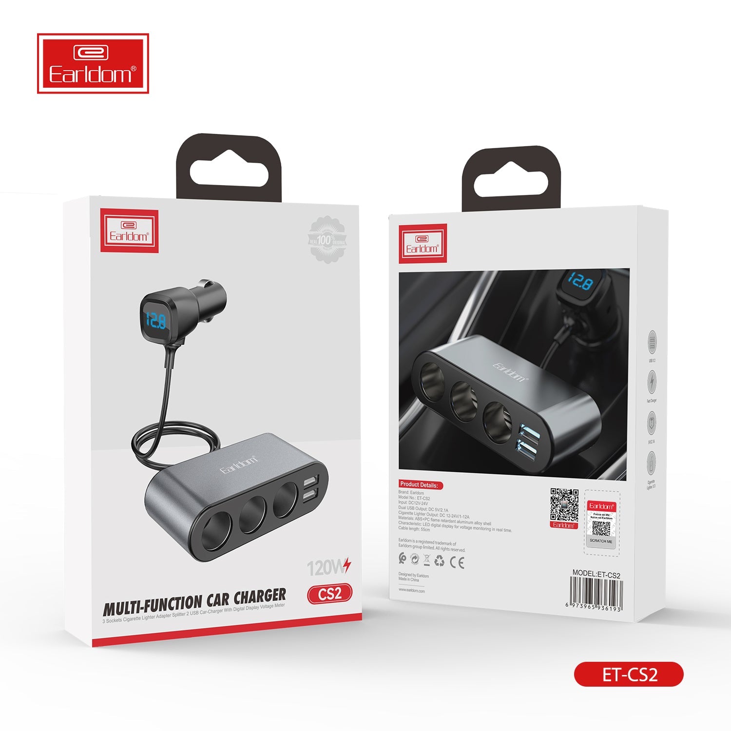 120W 1USB 3socket Car Socket 120W 1USB 3socket Car Socket